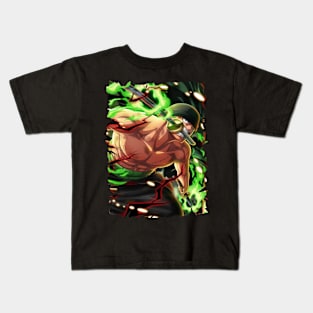 ZORO SAMURAI ANIME Kids T-Shirt